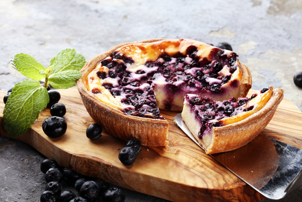 lemon blueberry cheesecake