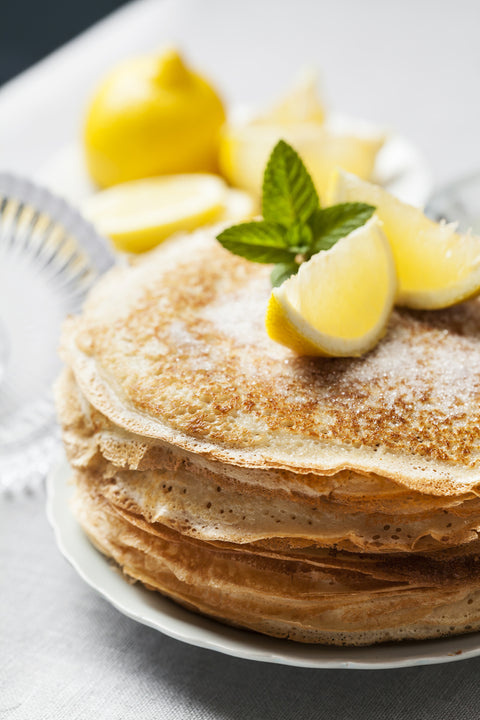 Lemon ricotta pancakes – VanillaPura