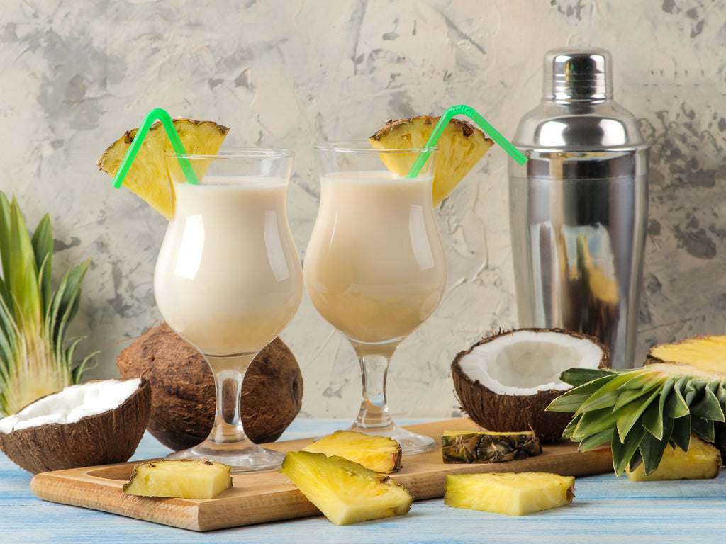 Vanilla Bean Infused Piña Coladas