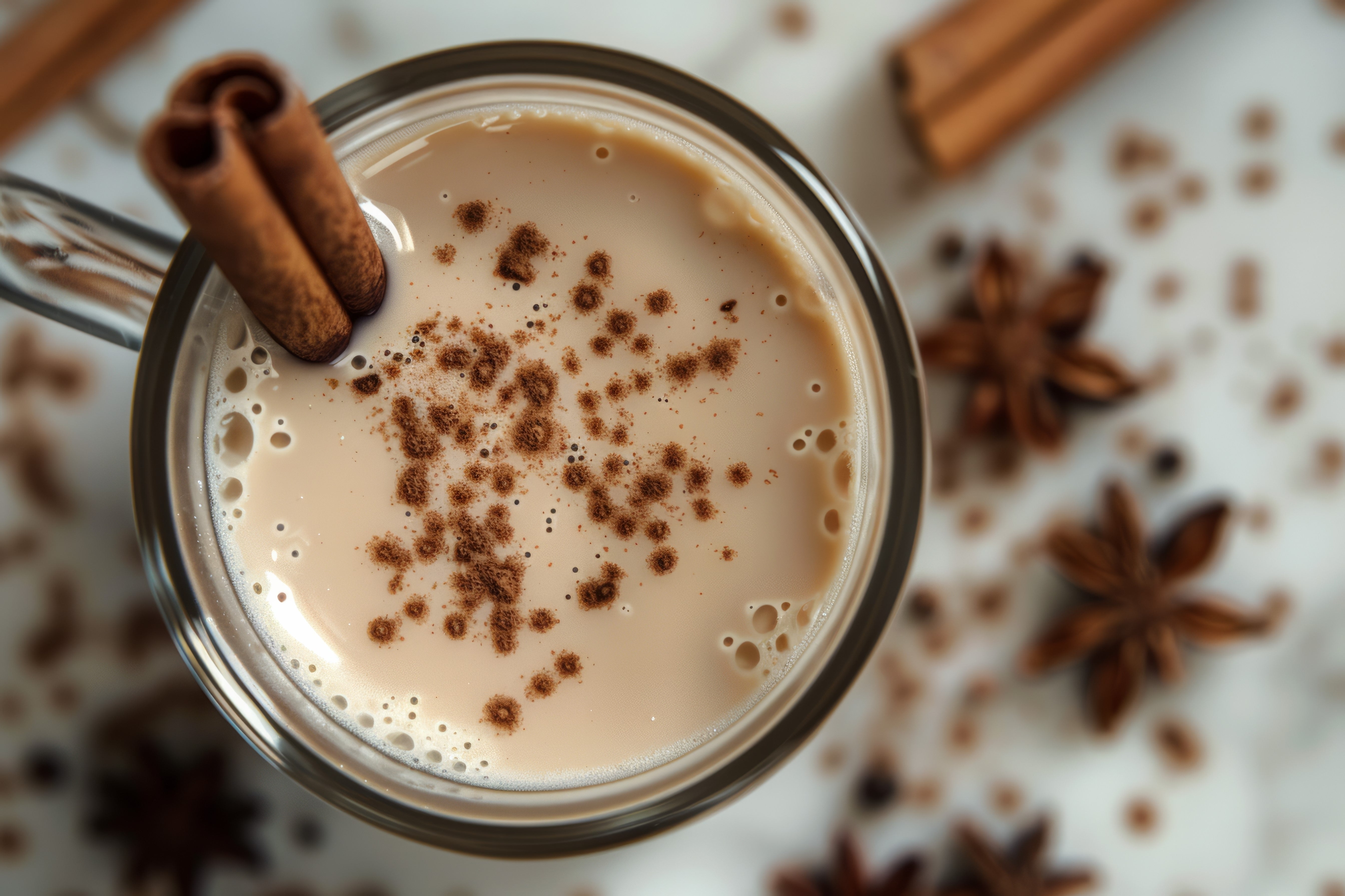 Winter Spiced Vanilla Chai Latte