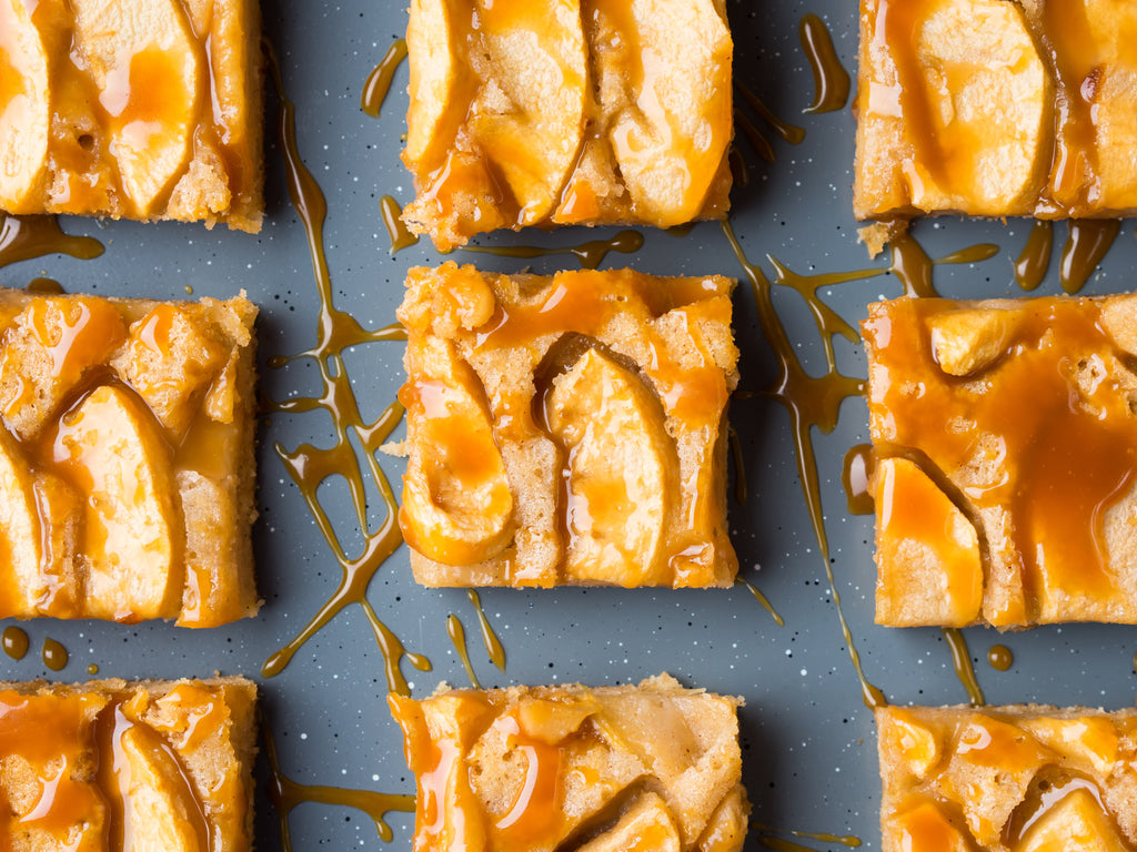 Vanilla Bean Caramel Blondies