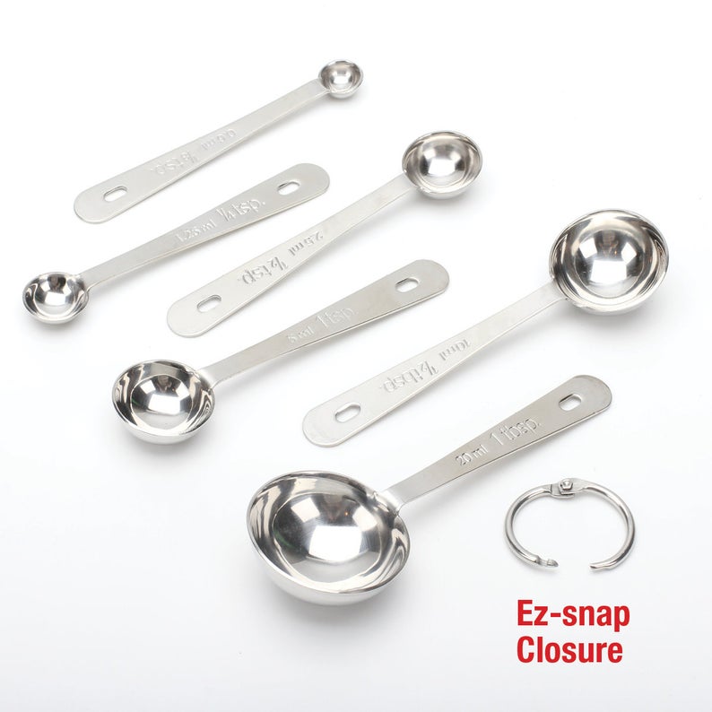 1/2 Teaspoon Silver Measuring Spoon Food Grade Stainless Steel